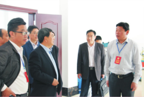 天长政协先进莅临我司参观指导工作