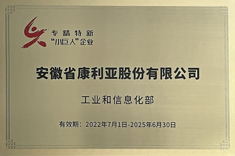 国家专精特新“小巨人”企业